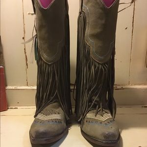 Roper Fringe Cowboy Boots - NWT